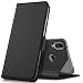 Produktbild GeeMai für Huawei Y9 2019 Hülle, Leder Hülle Flip Case Wallet Stylish mit Standfunktion und Magnetisch Ledertasche Schutzhülle handyhüllen passt für Huawei Y9 2019 Smartphone, Schwarz