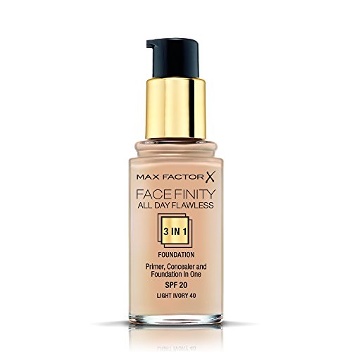Max Factor All Day Flawless 3 in 1 Foundation 40 Ivory, 1er Pack (1x 30 ml) - 2