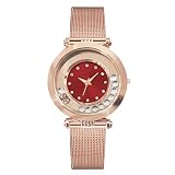 IG Invictus Women es Casual Quarz Edelstahlband New Strap Watch Analog Wrist Watch Vansvar Damenuhr Rote Uhren.