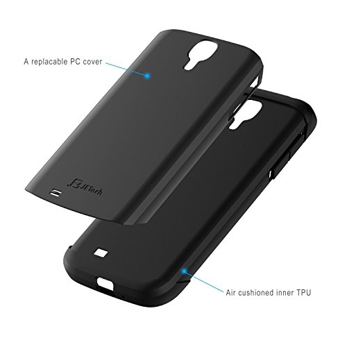 JETech Funda para Samsung Galaxy S4  Carcasa Protectora  color Negro