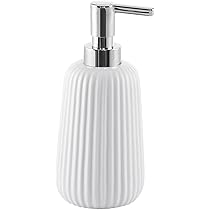 Portasapone In Ceramica Gedy Adelaide - Bianco, Design Elegante, 2 Anni Garanzia