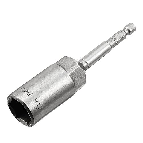 Sponsored Ad – Sourcingmap 1/4" Quick-Change Hex Shank 17mm Nut Setter Driver Drill Bit, 100mm Length, Metric No-Magnetic