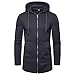 Produktbild serliyHerren Long Sleeve Kapuzenpullover Sweatshirt Herren Herrenmode Rollkragenpullover Hoodie Herren Strickjacke Herren Pullover Herren Pullover Sweatshirt Herren Langarmshirt Hoodie