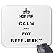 Produktbild Keep Calm and Eat Beef Jerky Mouse Pad