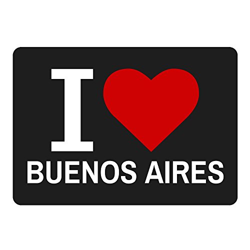 Preisvergleich Produktbild Mousepad Classic I Love Buenos Aires schwarz