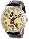 Disney Men's 56109 'Vintage Mickey Mouse' Watch with Black Leather Band