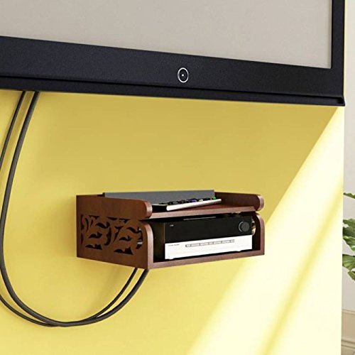 SRS Wooden Beautiful Design Set top box Wall Shelf Colour-Brown RS.599 (70.00% Off) - Amazon