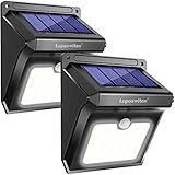 ☀【Luz del Sensor de Movimiento Solar】--Estas luces solares adoptan el panel solar de silicio policristalino. Batería de litio de 2400 mAh, puede convertir la luz solar en energía de carga de la batería de manera más eficiente, La tasa de conversión de energía puede ser de hasta el 19%. Se enciende cuando se detecta movimiento en la noche y se apaga automáticamente después de 30 segundos.