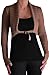Chiara Cardigan Scoop Neck Buckle Knit Stretch Cardi One Size Mocha