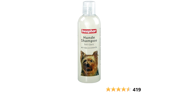 ph for dog shampoo