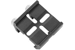 EBTOOLS para Placa de Montaje de telescopio de Cola de Milano para Visor de telescopio de Soporte para Base de Cola de Milano Universal para buscador de telescopio celestron Accesorio de buscador de