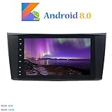 autoradio gps mercedes w211 Android 8.0 y Sus Funciones: Con el sistema operativo Android 8.0 (RAM: 4G; ROM: 32G) (8 Core 64-bit CPU Coretex-A53 @ 1.5G), el autoradio viene con funciones múltiples: Logotipo del Coche Personalizado, Live Wallpaper, 1024 * 600 de Alta Resolución, Reproductor de Vídeo 1080P, Todos los Formatos de Audio /Vídeo, Bluetooth 4.0, Llamada Manos Libres, Soporte USB, Pantalla Multitáctil, Transmisor FM, Radio AM RDS, Salida del Subwoofer, Aux Input & Output, etc.