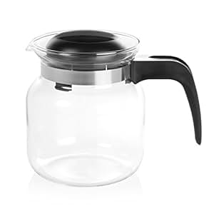 Wenco Glaskanne/Teekanne mit Deckel, Füllvolumen: 1 l
