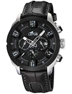 Lotus Herren-Armbanduhr XL Analog Leder 15787/6
