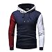 Produktbild Pullover Für Herren,Herbst und Winter Kapuzenpullover Lange Ärmel Sweatshirt Hoodie Resplend Patchwork Fleece Kapuzenoberteil Individuelles Kapuzenpulli Langärmliges T-Shirt-Oberteil