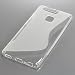 Produktbild König-Shop Huawei P9 Handy Hülle Schutz Tasche Case Cover Schutzhülle Handytasche TPU Schale Design S-Line Transparent
