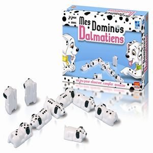 Preisvergleich Produktbild Megableu Kartenspiel Kinder – Meine Dominosteine Dalmatiner