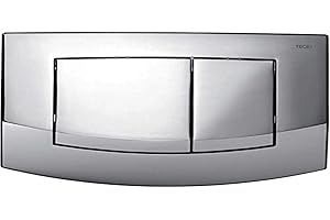 TECE ambia 9240226 płyta uruchamiająca WC (chrom błyszczący; z dwustronnie buforowanymi gumowymi przyciskami)