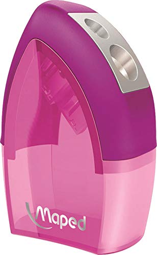 Helit M006900 - Sacapuntas doble con contenedor