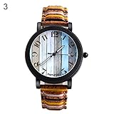 Armbanduhren Mode-Accessoires, Student Jungen M?dchen arabische Zahlen Quarz Kunstleder Schule Armbanduhr - Bunte 3