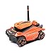 Produktbild Omiky® RC Auto Spielzeug,WiFi FPV 0.3MP Kamera Fernbedienung Spion Tank RC Spielzeu,Geburtstagsgeschenk Neujahrsgeschenk (Orange)