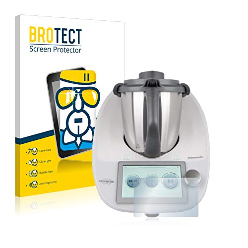 brotect Protection Ecran Verre Compatible avec Vorwerk Thermomix TM6 Film Protecteur Vitre 9H Anti-Rayures, AirGlass