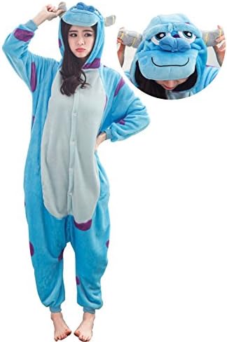 QIYUSHOW Cozy Animal Onesies Pajamas Cosplay Costume For Kids Toddlers Adults (Adult L(suggested height - 5'5"-5'9"), Bull)
