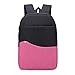 Produktbild JWDP Doppelfarbiger USB-Reiserucksack für Männer, Laptop, Business-Tasche, Rose (Pink) - YUSH-803