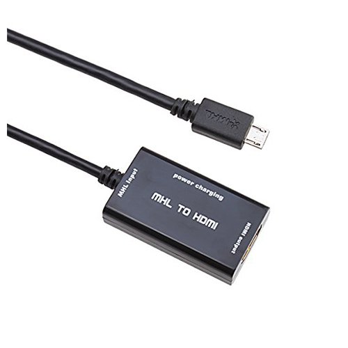 TOOGOO (R) Marke Micro MHL USB HDMI Adapter/ Konverter/ HDTV AV-Kabel fuer HTC Samsung Galaxy S2 schwarz - 6
