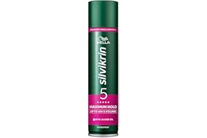 WELLA PROFESSIONALS WELLA Silvikrin Hairspray, Maximum Hold, 400 ml (Pack of 1)