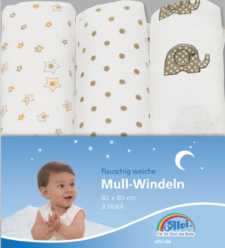 Alvi Mulltücher 3er-Pack