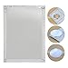 Produktbild OBdeco Thermo Rollo Dachfenster Sonnenschutz Verdunkelungsrollo für Velux Hitzeschutz ohne Bohren mit Saugnäpfen (Weiß, 57 x100cm)