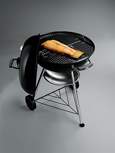 Weber 1321004 Compact Kettle, Holzkohle-Kugelgrill 57 cm, Schwarz - 17