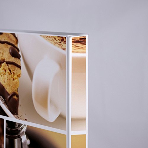 banjado – Design Magnetwand Memoboard 37x78cm Pinnwand Magnettafel mit Motiv Kaffee&Schokolade - 5