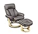 Birlea Iowa Swivel Chair, Brown