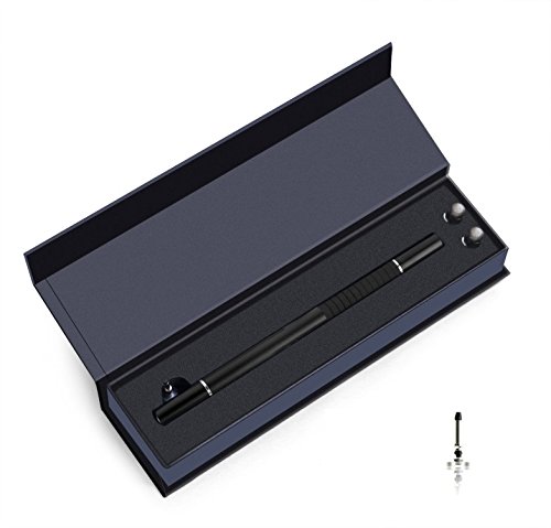 Active Eingabestift, FusionTech® Slim Lang 2 in 1 kapazitiver Eingabestift Touch Pen [Präzisions Stylus], Universal Präzise Touch Bildschirm Sensitive Stylus Stifte mit feiner Faser Tipps, für alle Smartphones, Samsung Tablets, Kindle Fire, Apple iPad, Android Gerät, Google Nexus, Samsung Galaxy, HTC [1-Pack] - 7