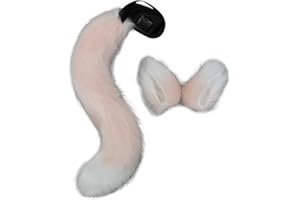 VIGVAN Kostium Fox Wolf Cosplay - uszy zwierzęce, ogon, wilk, uszy