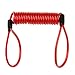 Produktbild Sicherheitsseil Federwindung Wäscheleine Wäsche Leine Schnur Stahleinlage - Rot, 1.2m