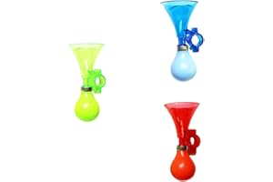 EXINBEICHUAN Manually Bike Bugle Loudspeaker Siren Hooter Snail Air Horn Cycle Horn for Boys Girls Accessory 3 Pcs