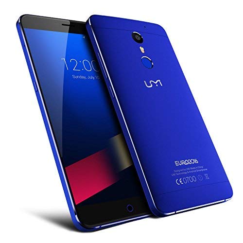UMI Super esclusivo dell'Europa Edition - Premium Android 6.0 Smartphone 5.5 pollici FHD doppia SIM 4GB di RAM 32GB ROM MTK6755 2.0GHz Blu