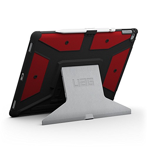 Urban Armor Gear Schutzhülle für Apple 12,9″ iPad Pro – rot [Stoßfest Standfunktion Apple Pencil-Halterung] -UAG-IPDPRO-RED-VP - 6