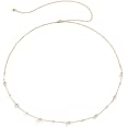 Cintura A Catena Con Strass Per Donna - Y2K Arcobaleno - Forme Cuore, Rotondo, Quadrato - Oro E Argento - Regolabile Da 45 A 104 Cm - Accessorio Festival