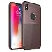 Produktbild Ouneed® Für iPhone XR Hülle Cover, Premium Luxury Protection Armor Soft TPU Silicone + PC Cover Case for iPhone XR (Braun)