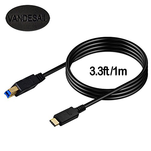 USB Type C, VANDESAIL USB-C zu USB 3.1 B-Stecker Kabel mit Hochwertiges Goldstecker für New Macbook 12 inch, Oneplus 2, Nokia N1 Tablet, ChromeBook Pixel und Weitere (Type-C to USB 3.1, B) - 8