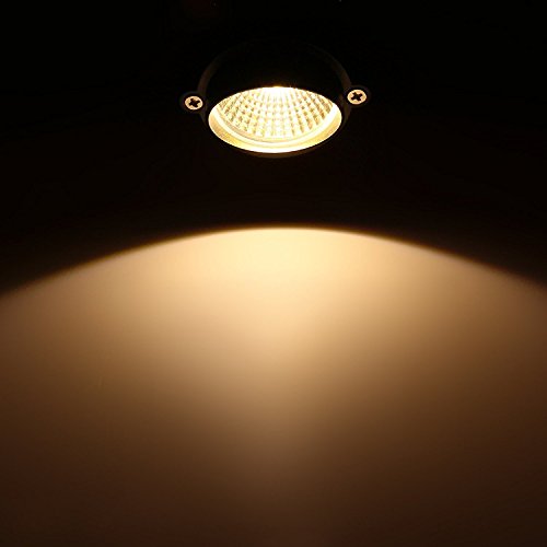 LemonBest® 5W LED Gartenstrahler Lawn Licht Garten Scheinwerfer mit Erdspieß für den Außenbereich, IP65, AC 85-245V, EU Stecker (Warm weiß) - 5