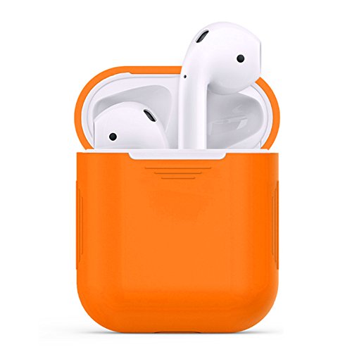 Preisvergleich Produktbild iprotect Silikonhülle für Apple Airpod Box Schutzcase in Orange