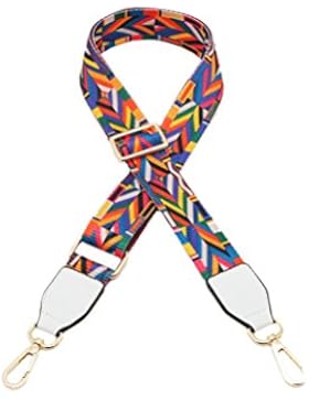 Umily Damen Taschengurt Bunter Schultergurt Tragegurt 85 cm -135 cm einzigartiges und stilvolles Zubehör für alle...