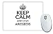 Produktbild Schwarz Keep Calm und Love Ariégeois Mauspad TXT 1469