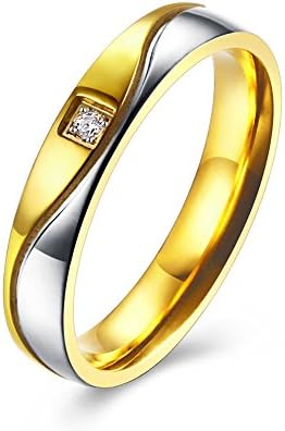 Fashion jewelry Mulit Gold ring Gift Party Anniversary Engagement Wedding Ring for Unisex R2146 (P 1/2)