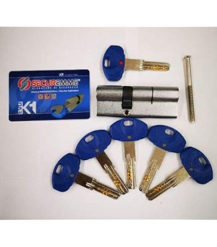 CYLINDRE FORME K2 3200-QX BOUTON SECUREMME OTT.NICH.CLÉS SATIN 5 MM 80 30 50 84160486